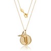 Harry Potter Wizarding World Golden Snitch Initial Gold Plated Pendant Necklace, 18" - 4 of 4