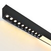 CWI Lighting Pienza 45 in LED Integrated Black Chandelier - 4 of 4