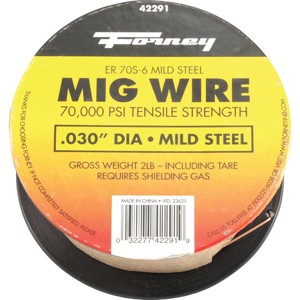 Forney  ER70S-6 Mild Steel Mig Wire, 0.030 In., 2 Lb. 42291 - 1 of 1