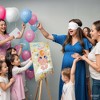 KatchOn, Pin the Pacifier Baby Shower Game Poster - 32x21 Inch, Pack of 54 | Where is My Pacifier Poster, Baby Shower Decorations - 2 of 4