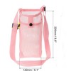 BABYYER Water Bottle Bag Mesh Portable Bottle Holder Carrier Adjustable Shoulder Strap for Sports Hiking Camping - 2 of 4