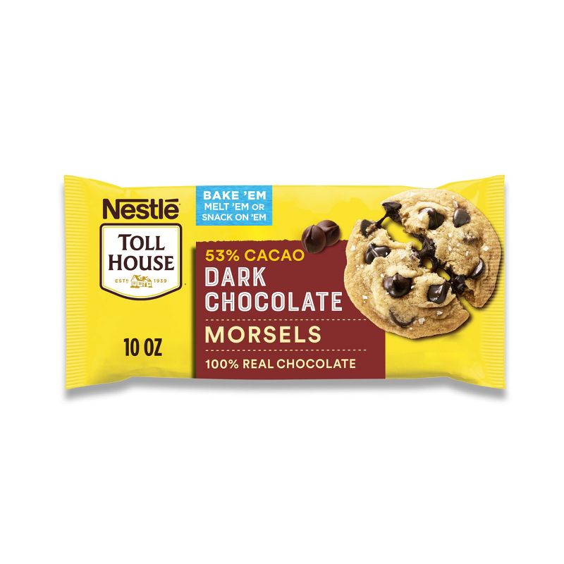 Nestle Toll House Dark Chocolate Chips - 10oz, 1 of 14