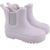 BEARPAW Toddler and Kids' Chelsea Rain Boots with Faux-Fur Lining - 2 of 4