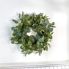 The Lakeside Collection Lush Mixed Faux Eucalyptus Home Accents - Wreath - 4 of 4