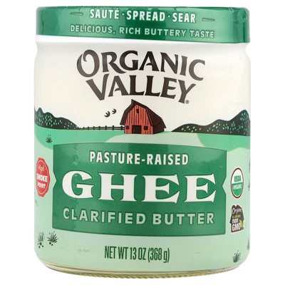 Organic Valley, Organic, Ghee, Clarified Butter, 13 oz