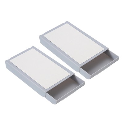 Unique Bargains Under Table Slide Out Hidden Drawer Storage Organizers 2 Pcs