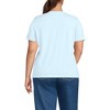 Lands' End Women's Relaxed Supima Cotton T-Shirt - 2 of 3