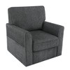 NicBex Modern Accent Chair, 360° Swivel Living Room Chairs with Side Pockets, Swivel Sofa Chair Lounge Chair Reading Chair for Living Room, Office - 4 of 4