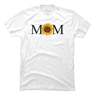 Men's Design By Humans Mother's Day Sunflower Mom By FridayFusion T-Shirt