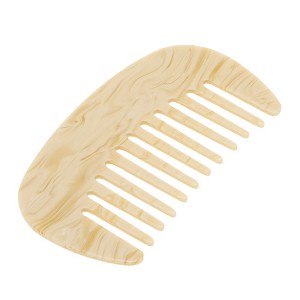 Unique Bargains Anti-Static Pocket Size Wide Tooth for Thick Curly Hair Detangling Comb 1 Pc - 1 of 4