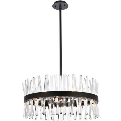 Elegant Lighting Serephina 14 - Light Pendant in  Black
