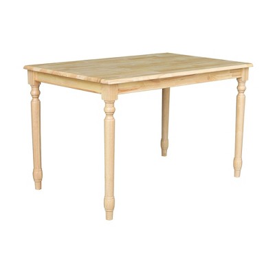 International Concepts 30" X 48"  Solid Wood Top Table
