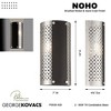 George Kovacs Lighting Noho 2 - Light Sconce in  Brushed Nickel/Sand Coal - 3 of 4