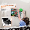 AND1 Over the Door Mini Basketball Hoop: 18x12 Shatterproof Backboard, 2 Mini Basketballs, and Hand Pump Included - Ultimate Indoor Accessory - 3 of 4