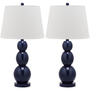 Jayne 3 Sphere Table Lamp (Set of 2) - 26.5" Height - LIT4089 - Safavieh - 1 of 4