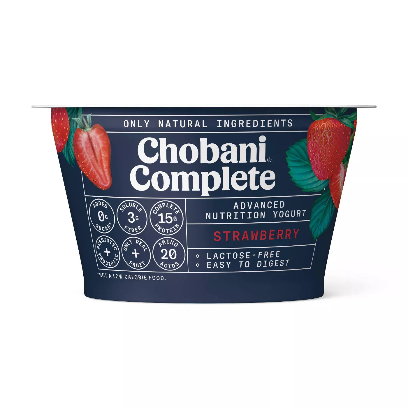 Chobani Complete Strawberry Greek Yogurt - 5.3oz - image 1 of 2