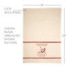 Sawyer Mill Red Chicken Muslin Unbleached Natural Tea Towel 19x28 VHC Brands - 3 of 4