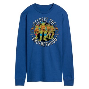 Men's - Teenage Mutant Ninja Turtles - Respect The Brotherhood Long Sleeve Graphic T-Shirt - 1 of 4