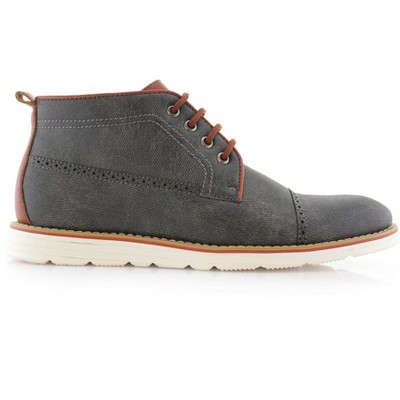 Ferro Aldo Mens Donovan MFA506025 Casual Mid-Top Cap-Toe Sneaker Boots, in Grey, Size 9.5 — фото 2