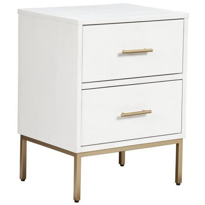 Alpine Furniture Madelyn Nightstand, White