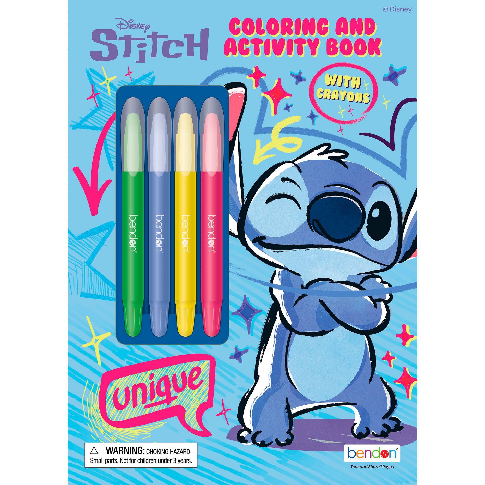 Lilo & Stitch Coloring Book with Twist Crayons