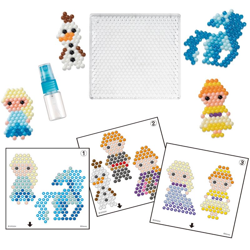 Aquabeads Disney Frozen 2 Character Set, Complete Arts & Crafts Bead Kit for Children - over 800 beads to create Anna, Elsa, Olaf and more, 1 of 6
