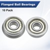 Unique Bargains Chrome Steel Durable Multipurpose Use Flanged Ball Bearing - 4 of 4