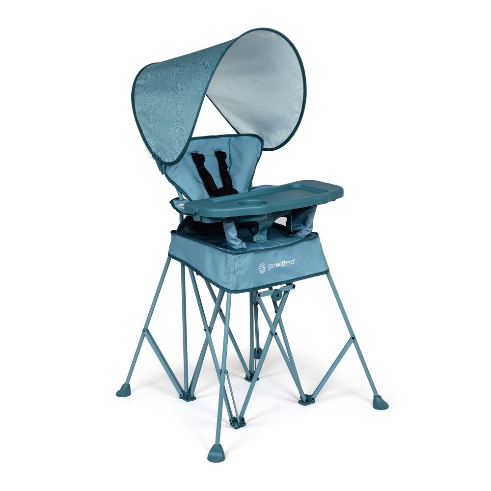 Baby Delight Go With Me Uplift Portable High Chair with Canopy - Blue Wave -  90111546