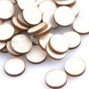 Unique Bargains Wooden Slices Round Shape DIY Gift Craft Decor Accessories Embellishment Beige 60 Pcs - 4 of 4