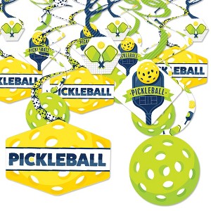 Big Dot of Happiness Let’s Rally - Pickleball - Birthday or Retirement Party Hanging Decor - Party Decoration Swirls - Set of 40 - 1 of 4