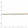 Black Bow Jewelry 1.9mm 14k Yellow Gold Diamond Cut Singapore Chain Bracelet & Anklet - 4 of 4