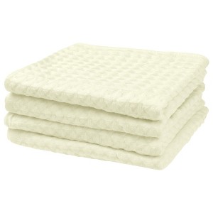 Unique Bargains Cotton Soft Absorbent Hand Towels - 1 of 4