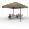 Pop Up Canopy with One Button Push Setup - Outdoor Canopy Tent with Portable Roller Bag - 3 Adjustable Height - 2 of 4