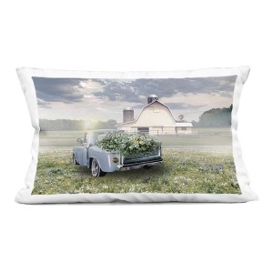 Stupell Industries Sun Bleached Barn & Truck Indoor Decorative Throw Pillow, 14 x 20 - 1 of 3