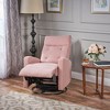 CENGHU Glider Swivel Recliner Chair in Fabric, Adult Sofa Chair, Recliner Chair for Adult, Mid Century Modern Pushback Chair for Living Room, Bedroom - 4 of 4