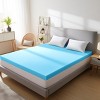 3" Medium Gel Memory Foam Mattress Topper - 2 of 4