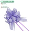 Unique Bargains Plastic Durable Glossy Waterproof Ribbon Large Pull Bow 10 Pcs - 2 of 4