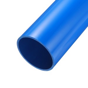 Unique Bargains High Impact Water Plumb Cable Sleeve PVC Rigid Round Pipes 20" Length - 1 of 4
