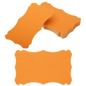 Unique Bargains Paper Mini DIY Gift Double-sided Blank Index Flash Cards 50 Pcs - 1 of 4