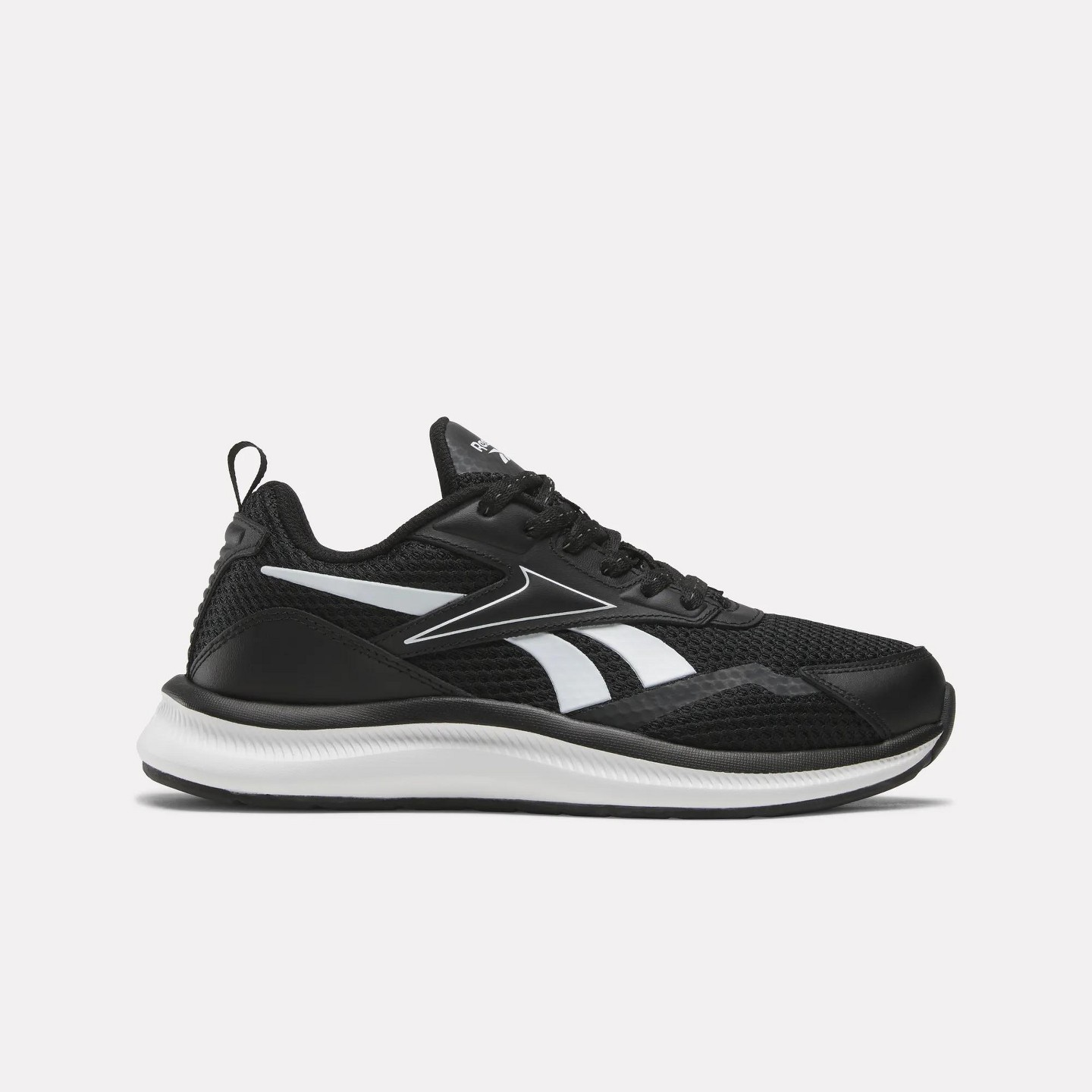 Женские кроссовки Reebok Mundo Running Shoes Size 8 Black/White, цвет: Чёрный — фото 1