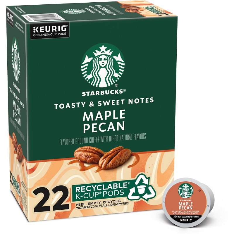 Starbucks Keurig Maple Pecan Maple Coffee Pods - 22 K-Cups, 1 of 6