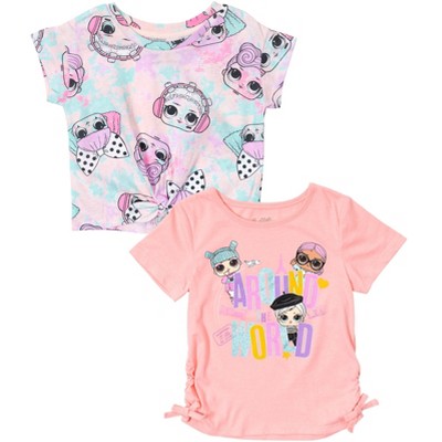 L.O.L. Surprise! Beats Big Girls 2 Pack Graphic T-Shirts multicolor / Pink 10-12