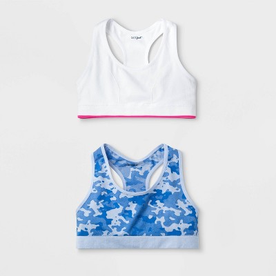 target girls sports bras