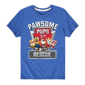 Boys' - Paw Patrol - Pawsome Pups To The Rescue Short Sleeve Graphic T-Shirt - 1 of 4