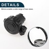 Bike Rearview Mirror 4.4x4cm Adjustable | Front Handlebar Bike Mirror Black with Mounting Accessories for Bicycle Mountain Road Bike 1 Set - 4 of 4