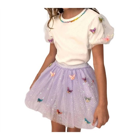 Gender Neutral GIRLS BUTTERFLY TUTU SKIRT - Lola + The Boys - image 1 of 4