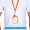 Unique Bargains Polyester Wear-resistant Lightweight ID Card Neck Lanyards with Hooks 10 Pcs - 4 of 4