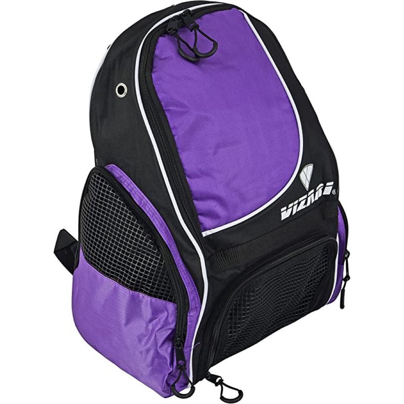 Vizari Solano Soccer Backpack With Ball Compartment and Vented Ball Pocket and Mesh Side Cargo Pockets for Adults and Teens, 2 of 7