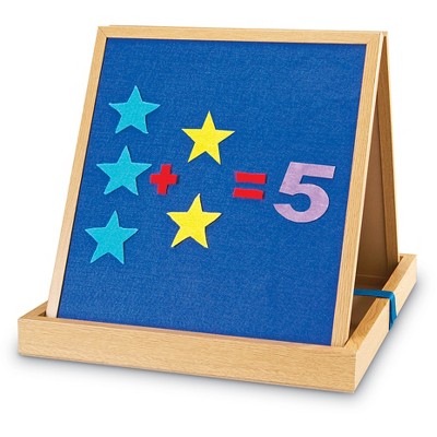 Costway 3 In 1 Double-sided Wooden Kid's Art Easel Whiteboard : Target