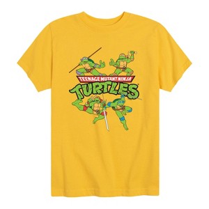 Boys' - Teenage Mutant Ninja Turtles - Group Short Sleeve Graphic T-Shirt - 1 of 4